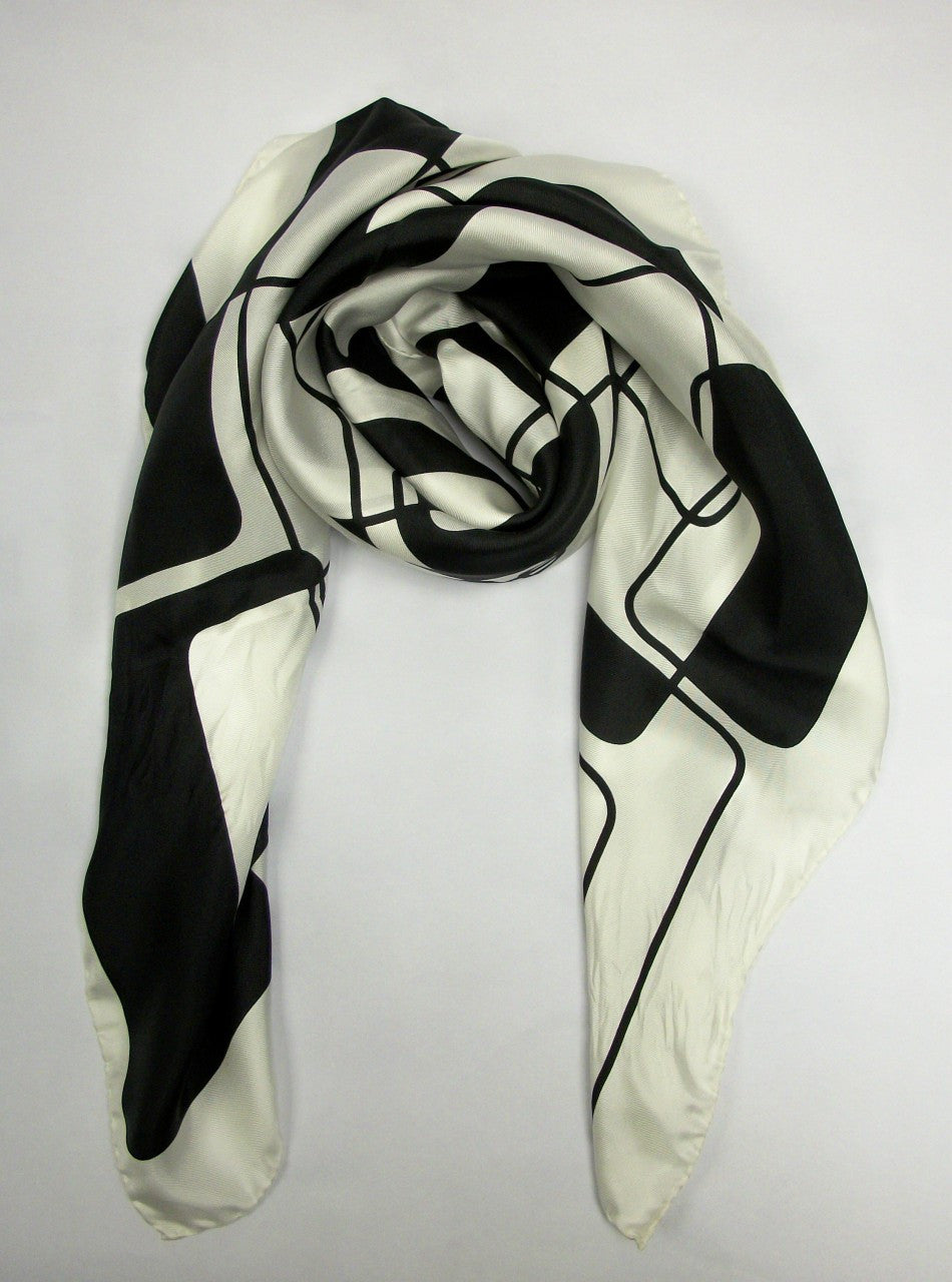 Black Cubes Scarf