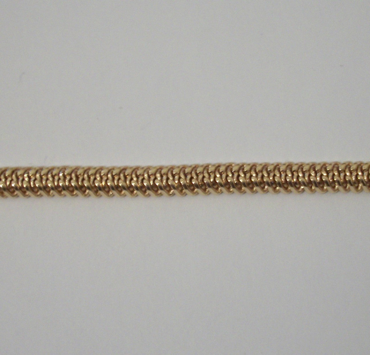 Gold Mini Snake Braid Bracelet
