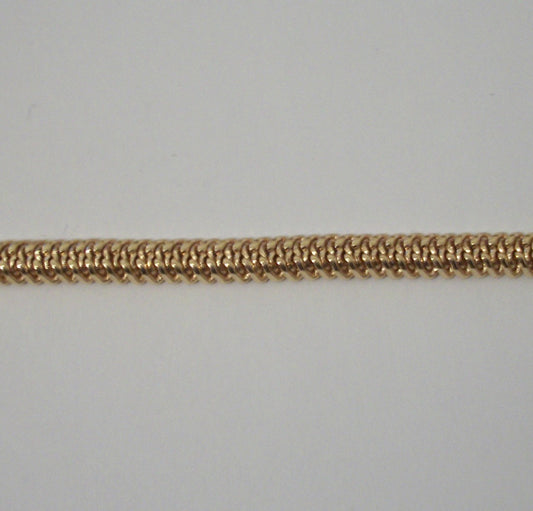 Gold Mini Snake Braid Bracelet