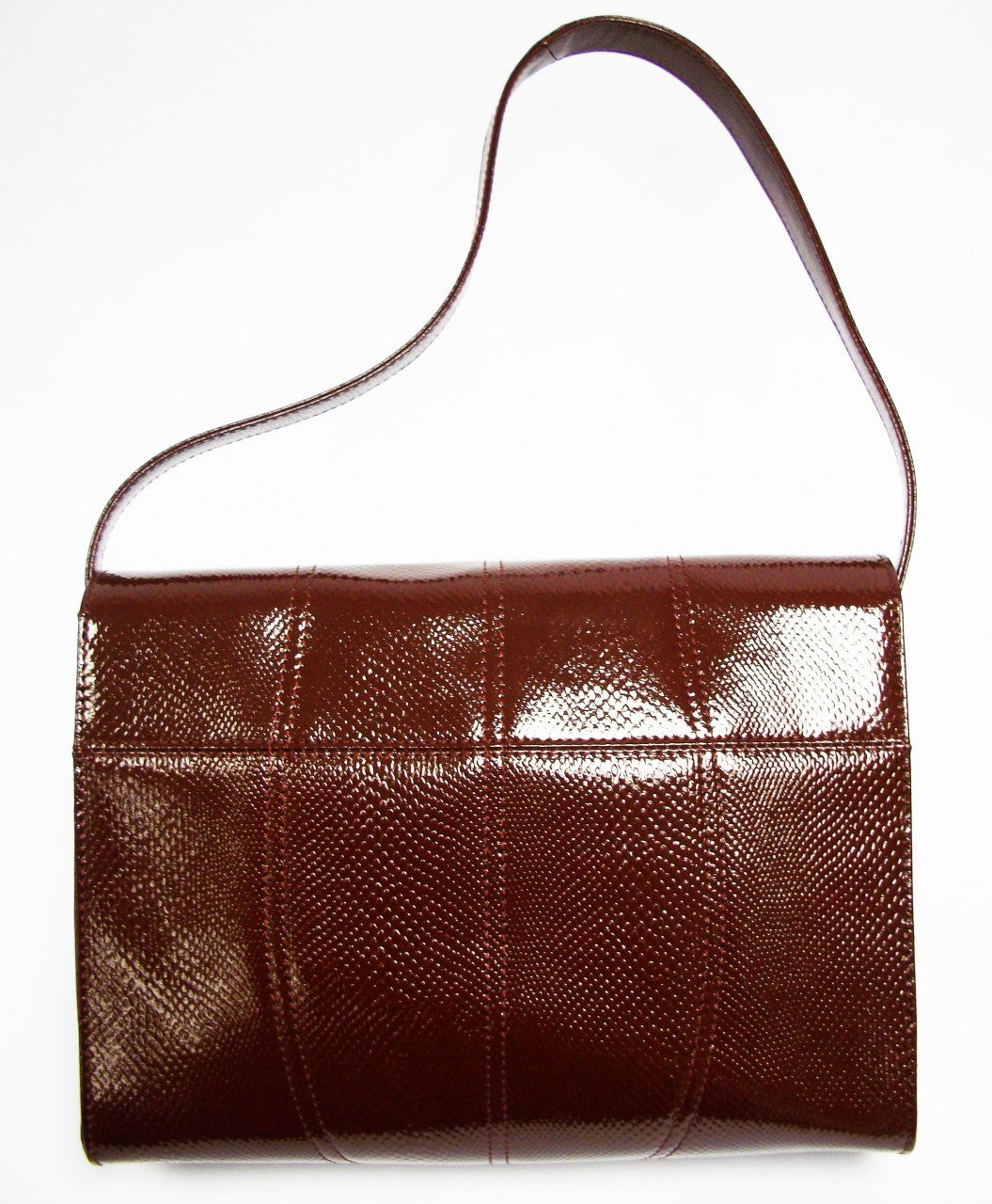 Burgundy Snake Gia Bag