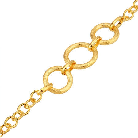 Gold Circles Bracelet