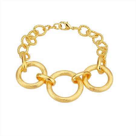 Gold Circles Bracelet