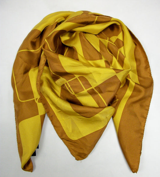 Gold Cubes Scarf