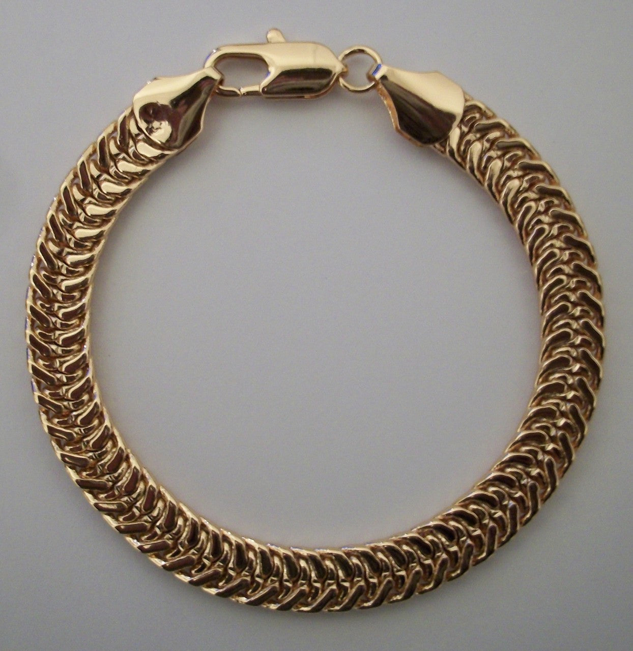 Gold Snake Braid Bracelet