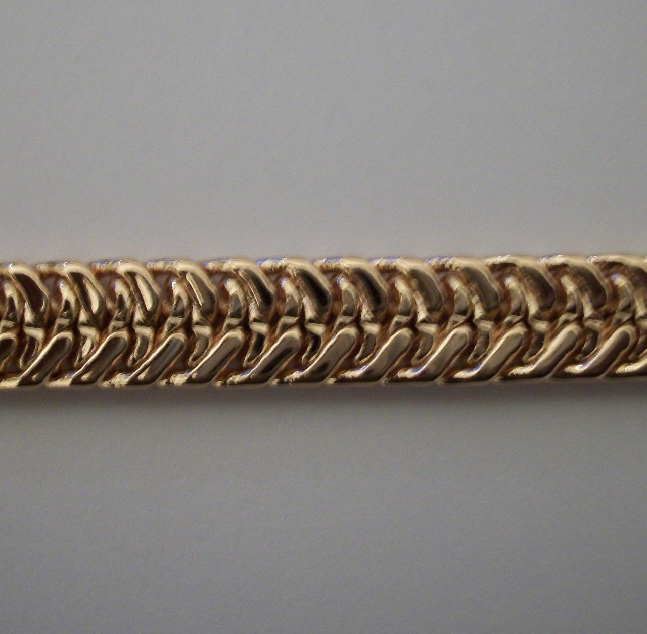 Gold Snake Braid Bracelet