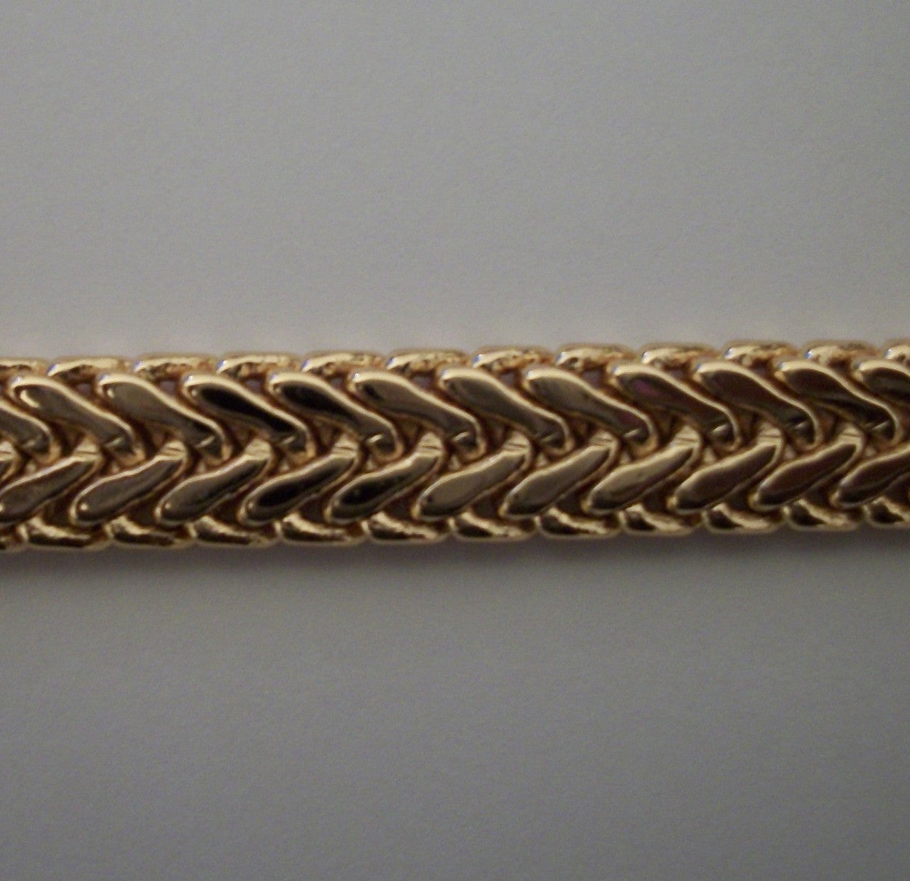 Gold Snake Braid Bracelet
