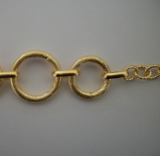 Gold Circles Bracelet