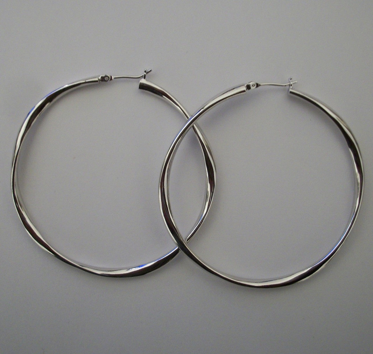 Silver Mimi Hoops