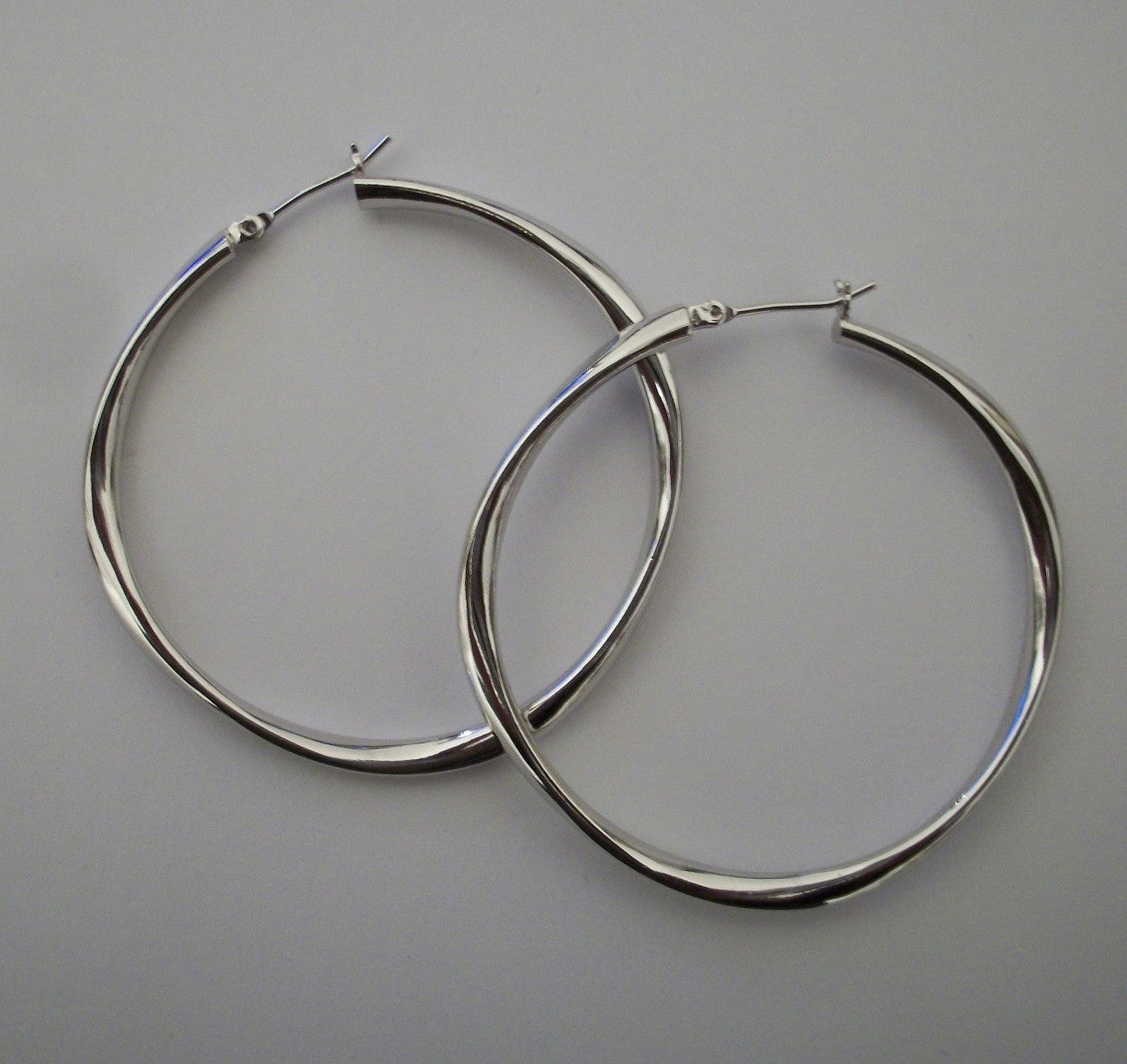 Medium Silver Mimi Hoops