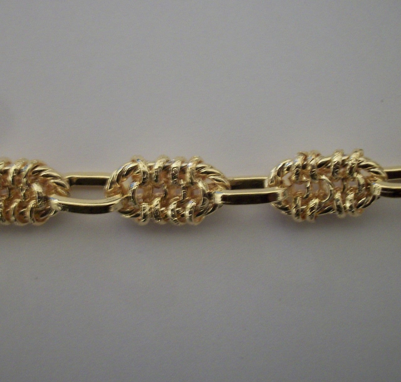 Gold Multi Link Charm Bracelet