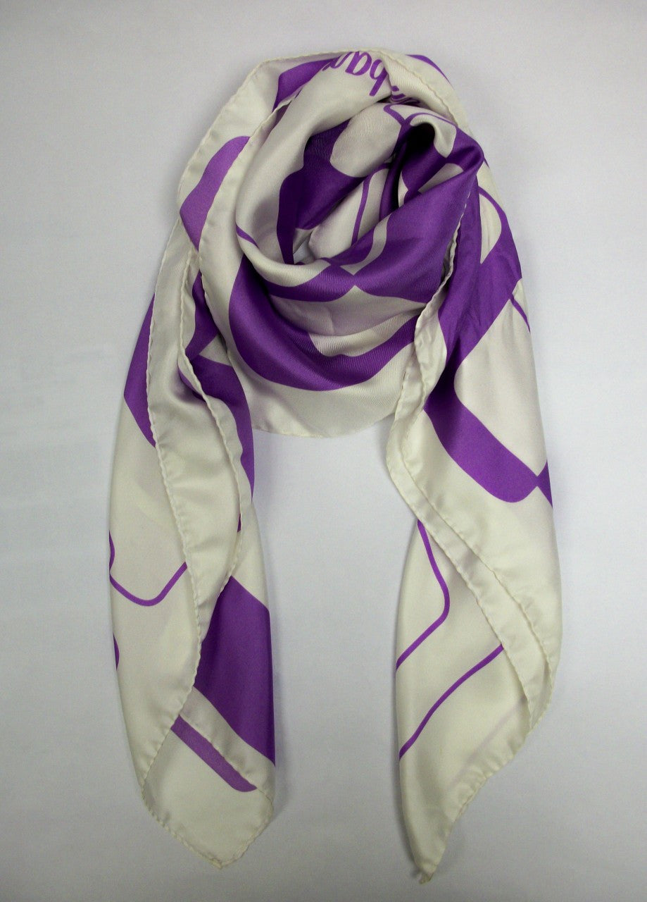 Purple Cubes Scarf