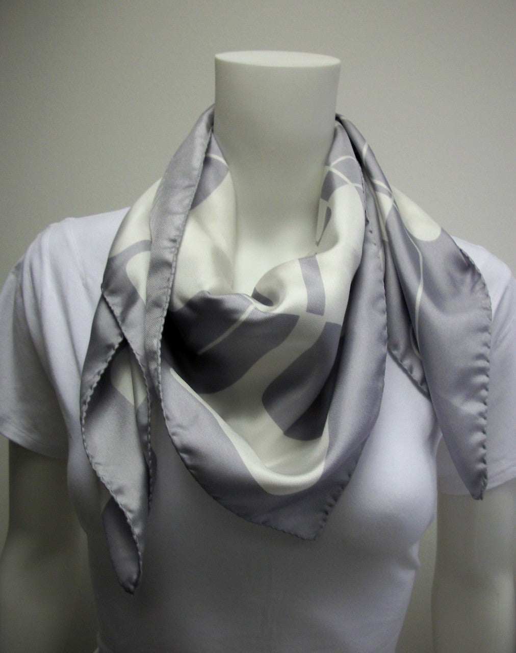 Silver Cubes Scarf