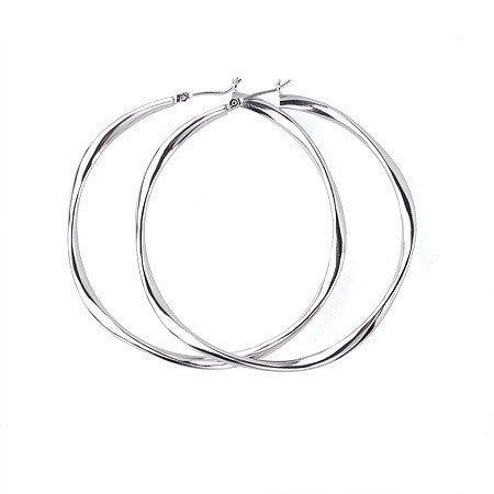 Silver Mimi Hoops
