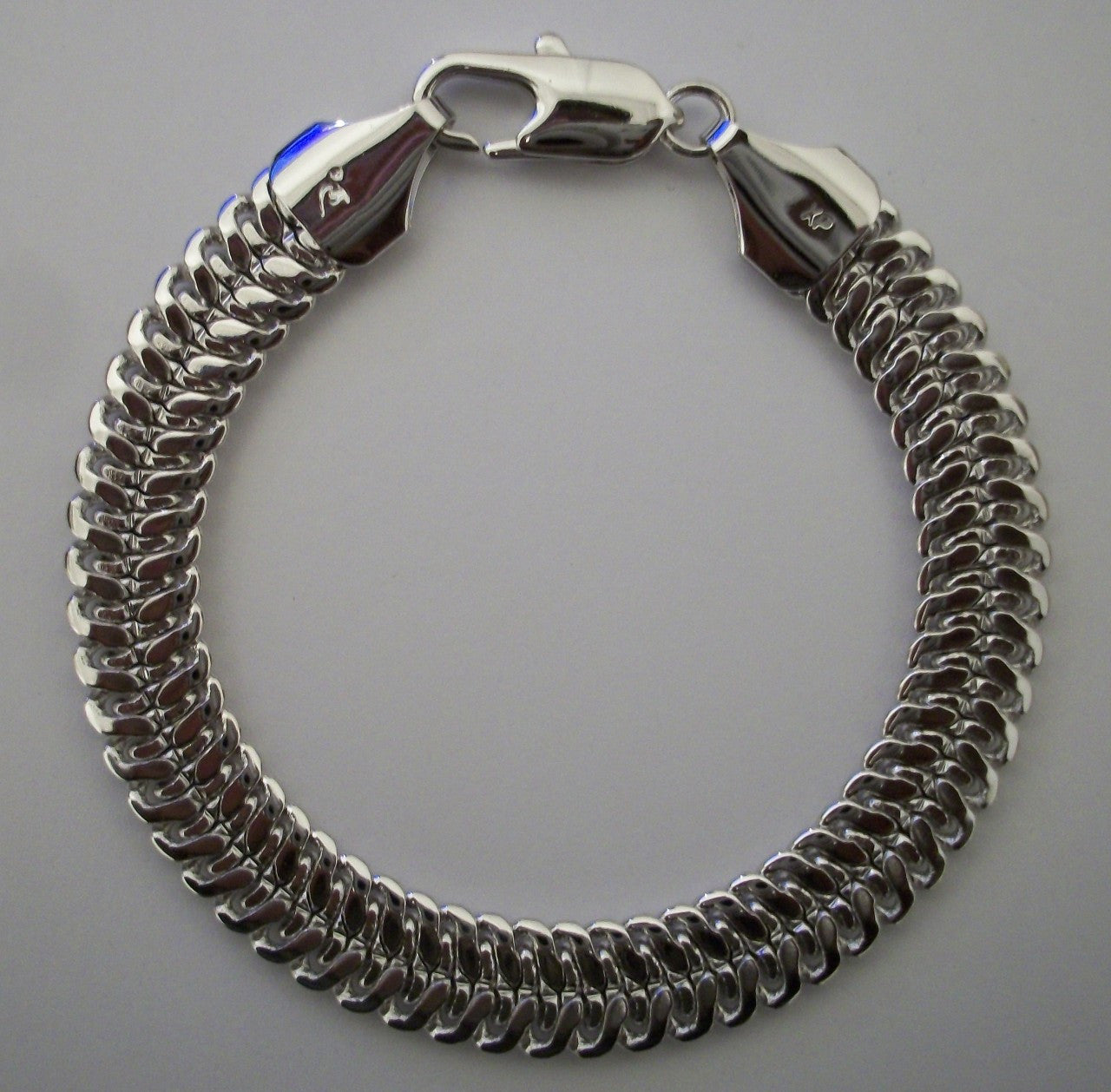 Silver Snake Braid Bracelet
