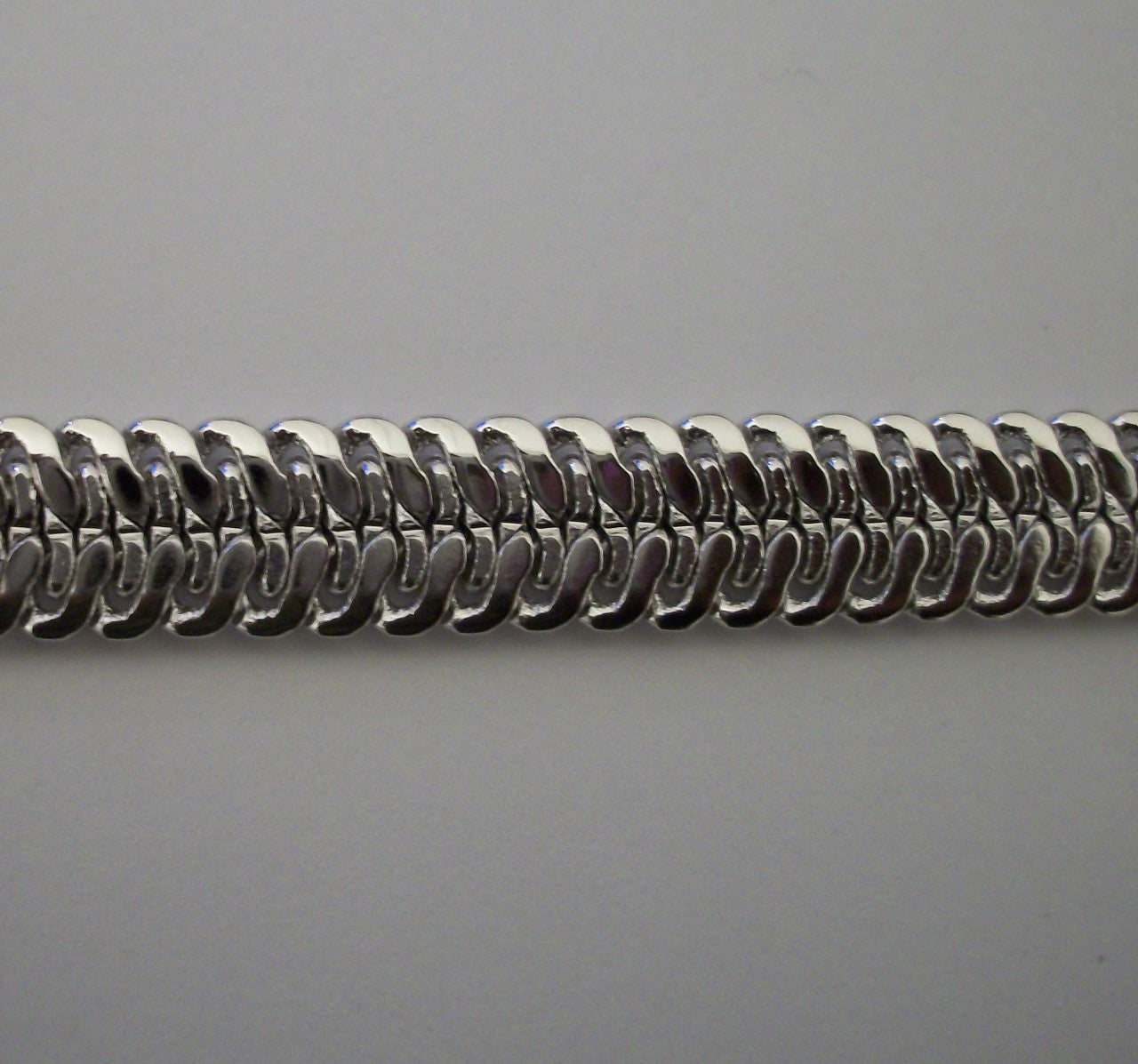 Silver Snake Braid Bracelet