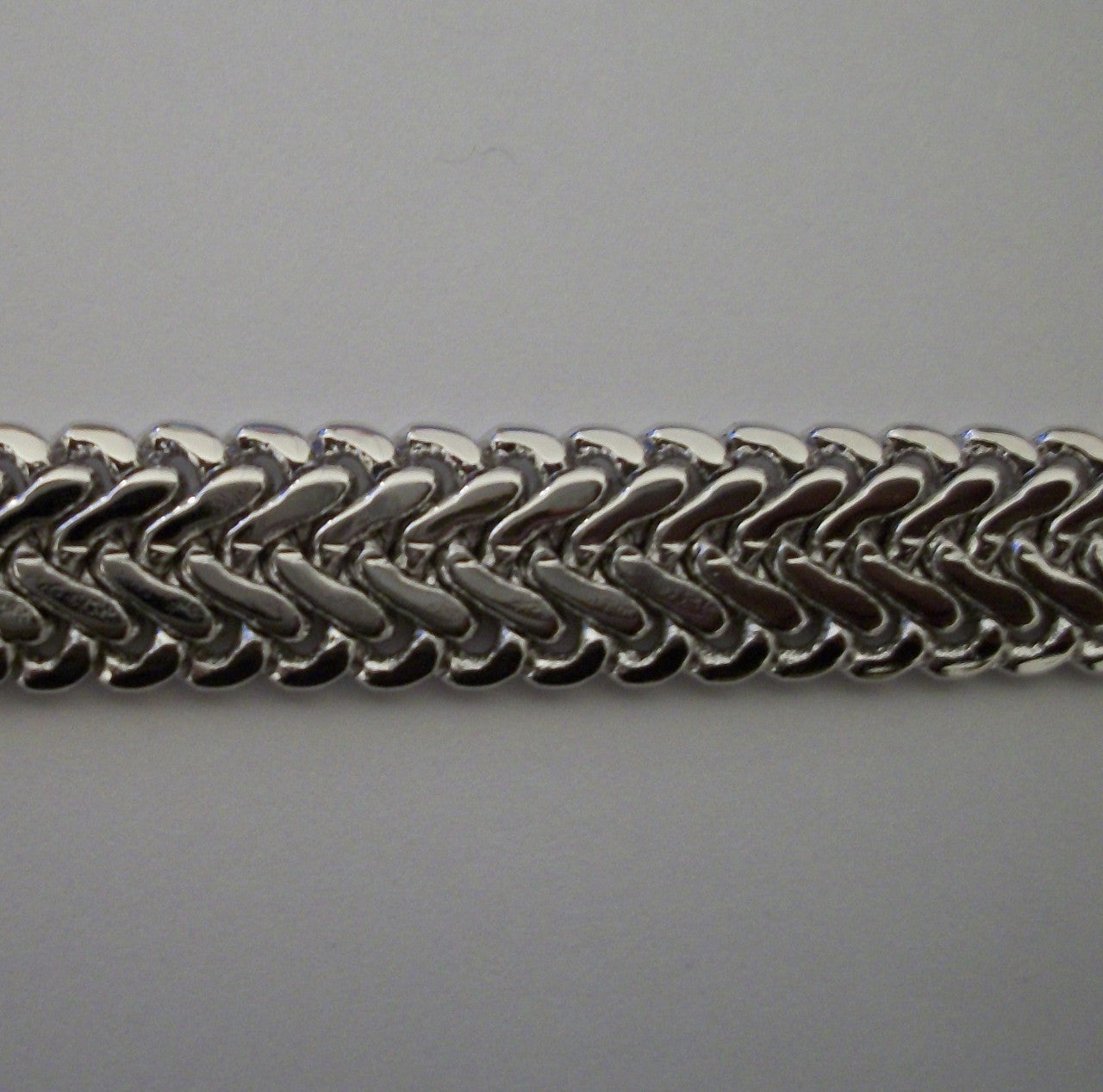 Silver Snake Braid Bracelet