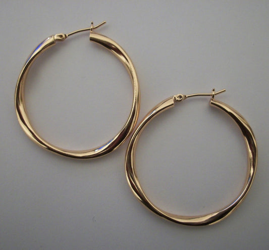 Small Rose Gold Mimi Hoops