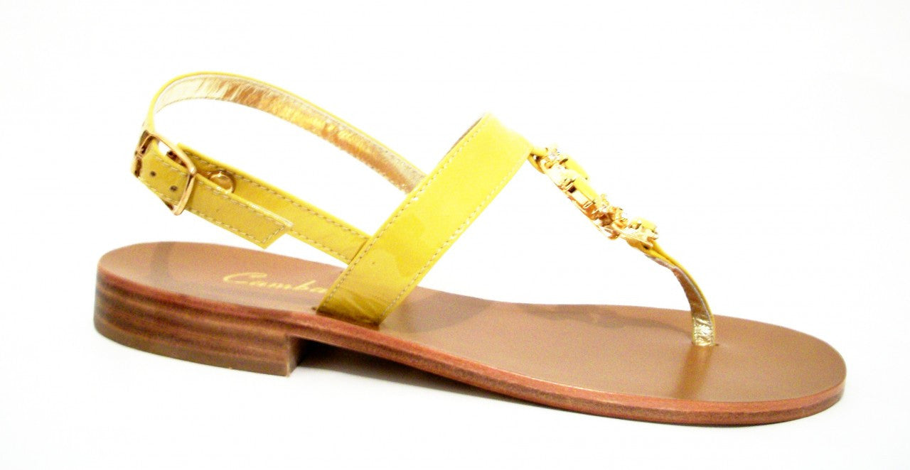 Yellow Clip Sandal