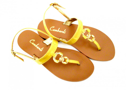 Yellow Clip Sandal