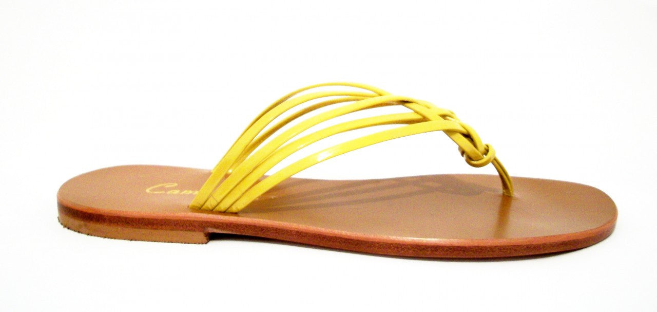 Yellow Crossover Sandal