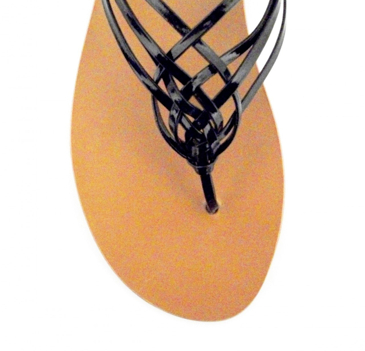 Black Crossover Sandal