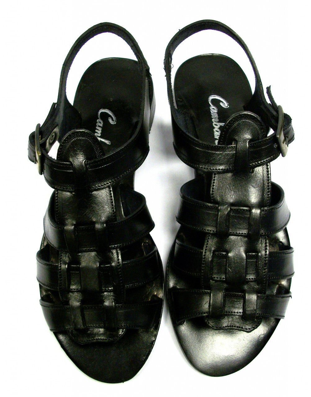 Black Gladiator Sandal