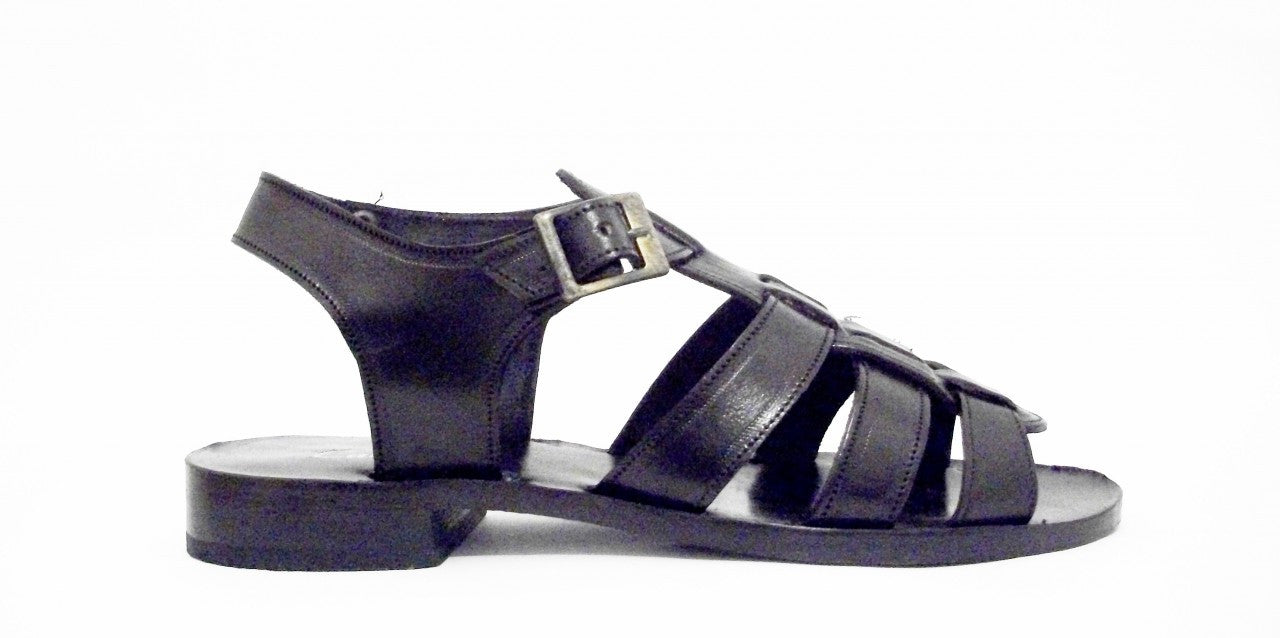 Black Gladiator Sandal