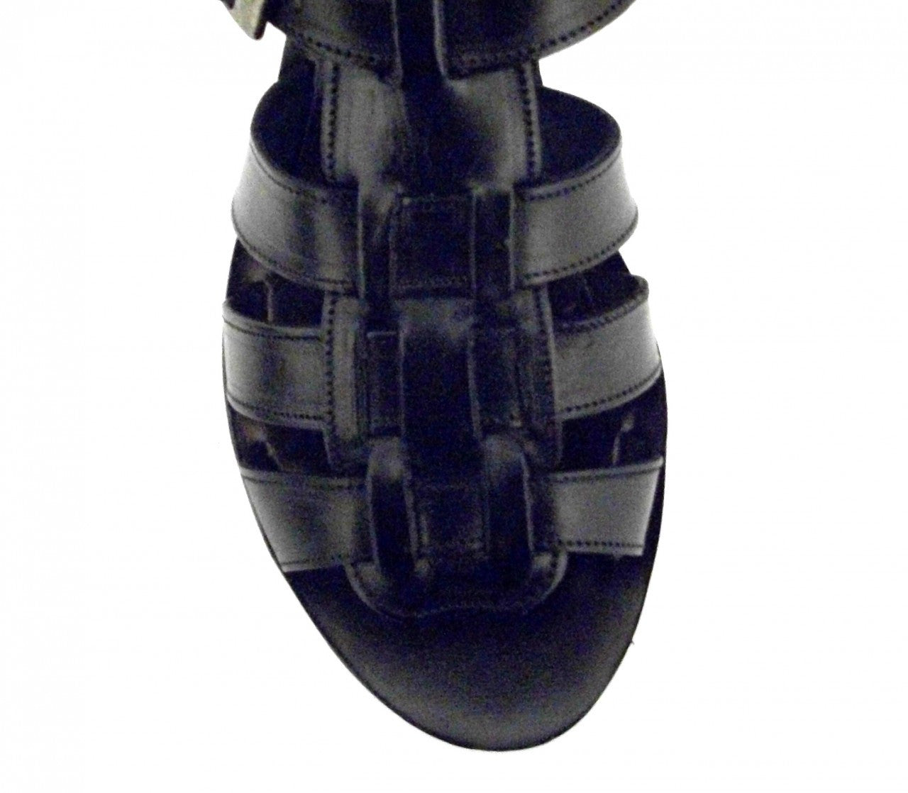 Black Gladiator Sandal