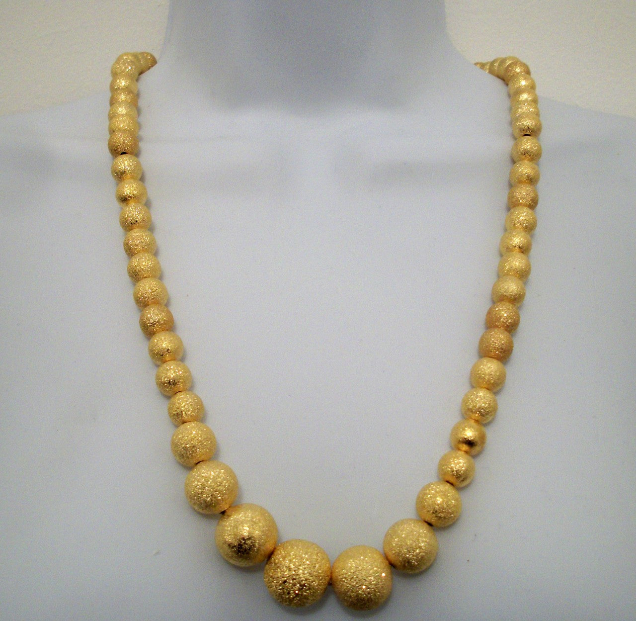 Gold Ball Necklace