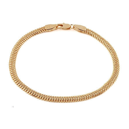 Gold Mini Snake Braid Bracelet