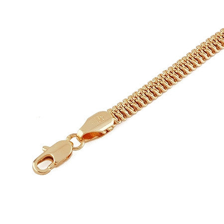 Gold Mini Snake Braid Bracelet