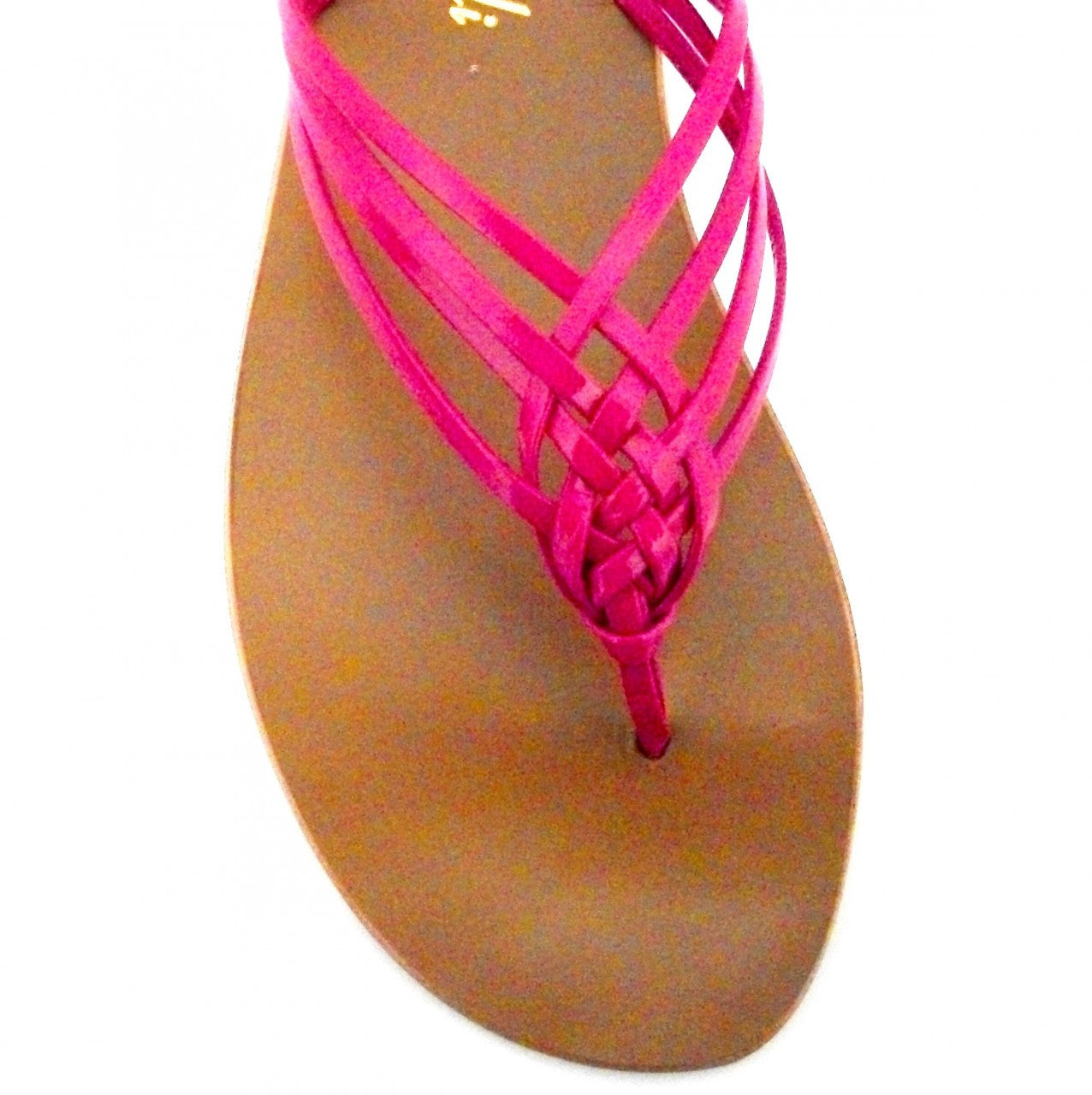 Fuchsia Crossover Sandal