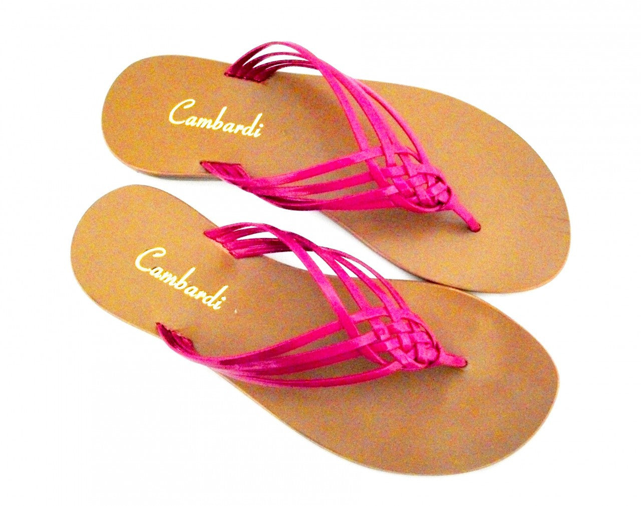 Fuchsia Crossover Sandal