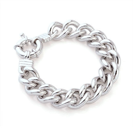 Silver Oversize Rope Bracelet