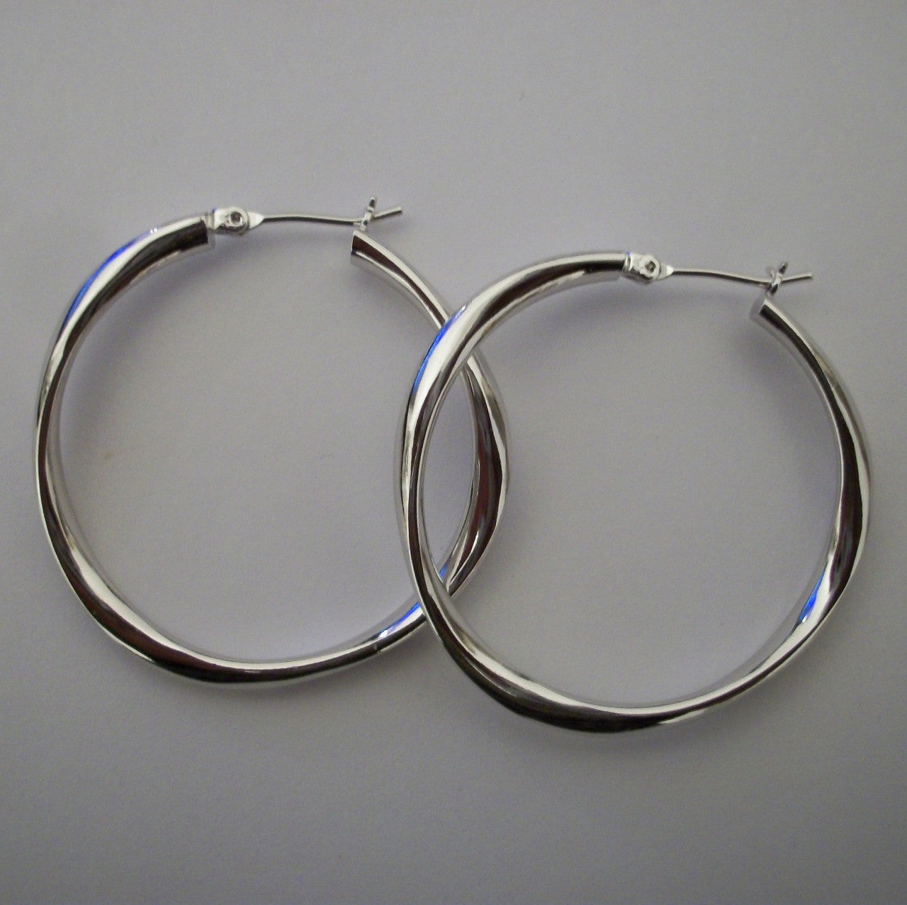 Small Silver Mimi Hoops