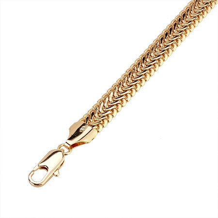 Gold Snake Braid Bracelet