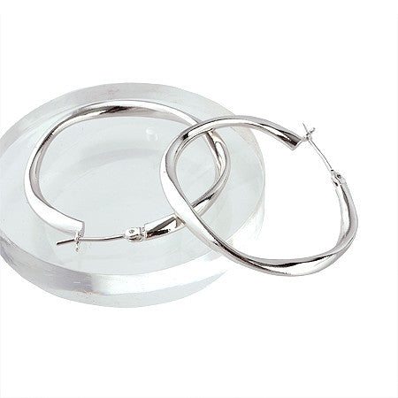 Small Silver Mimi Hoops