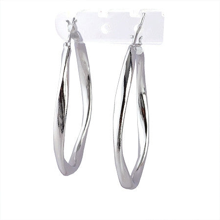 Small Silver Mimi Hoops