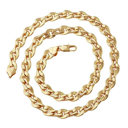 Wavy Dot Link Necklace