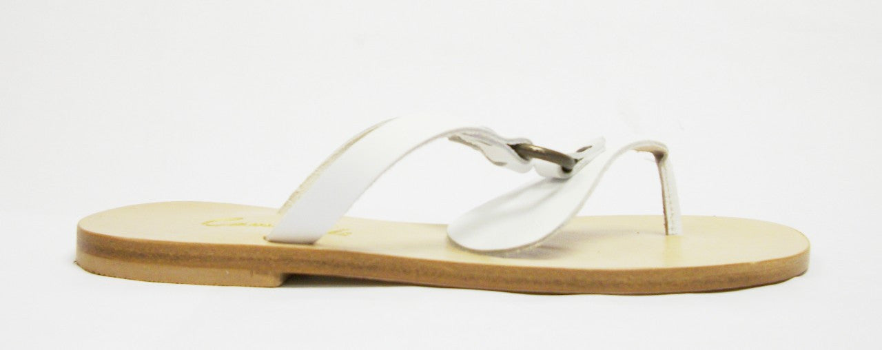 White Pia Sandal
