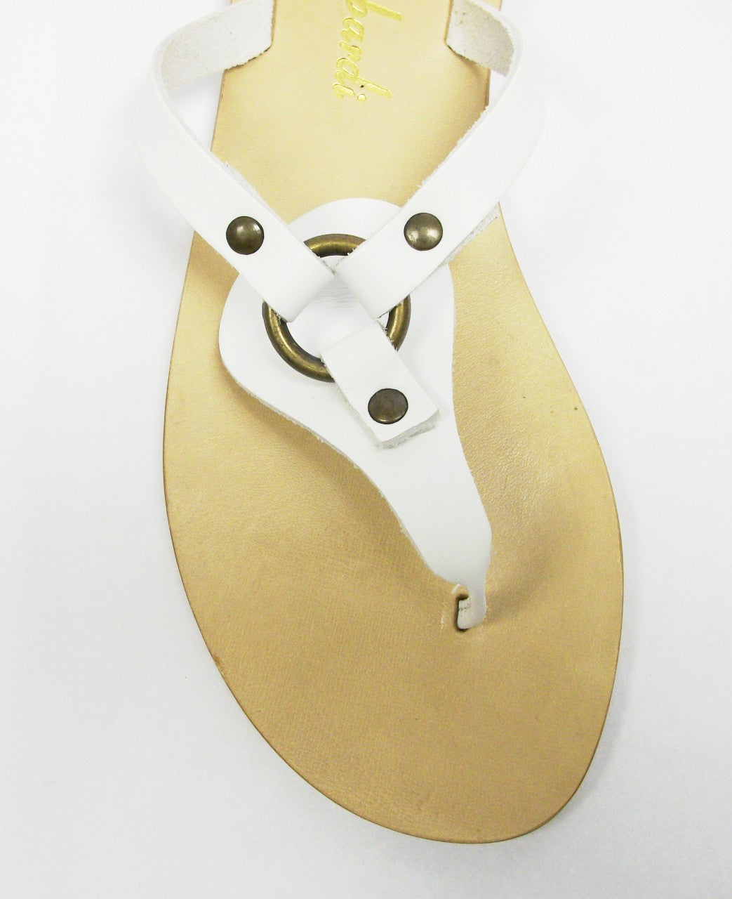 White Pia Sandal