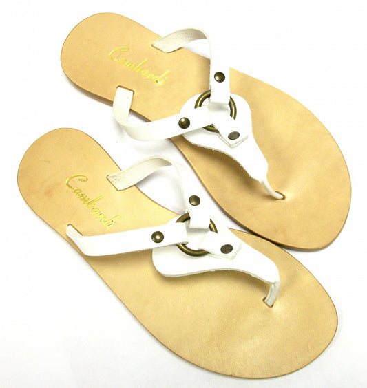White Pia Sandal